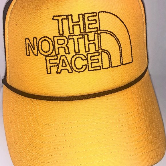 The North Face Other - The Northface stitch yellow trucker hat